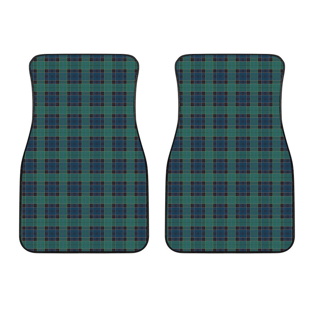 Clan Campbell Tartan Pattern Print Front Car Floor Mats
