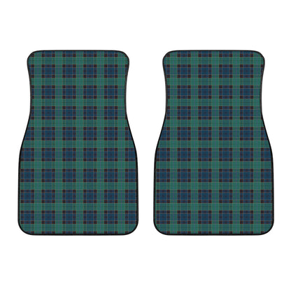 Clan Campbell Tartan Pattern Print Front Car Floor Mats