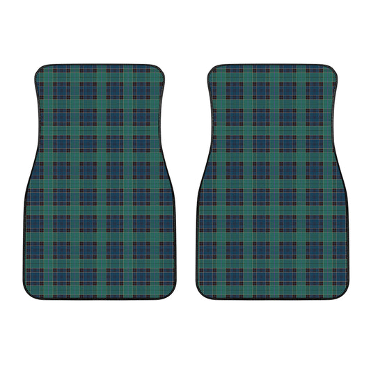 Clan Campbell Tartan Pattern Print Front Car Floor Mats