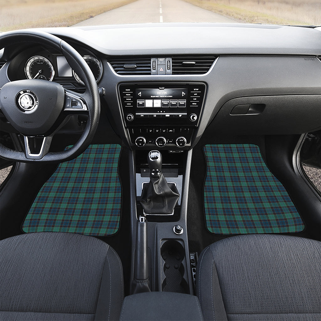 Clan Campbell Tartan Pattern Print Front Car Floor Mats
