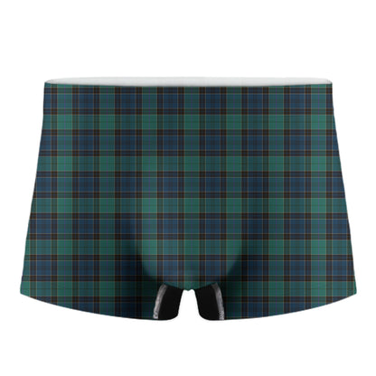 Clan Campbell Tartan Pattern Print Men's Boxer Briefs
