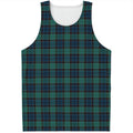 Clan Campbell Tartan Pattern Print Men's Tank Top