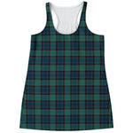 Clan Campbell Tartan Pattern Print Women's Racerback Tank Top