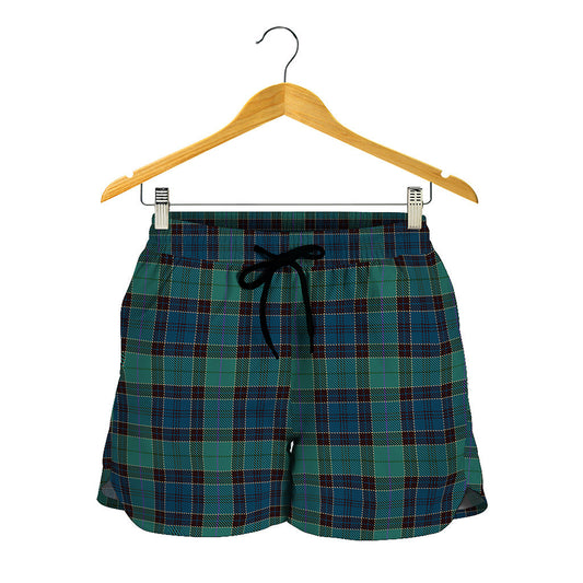 Clan Campbell Tartan Pattern Print Women's Shorts