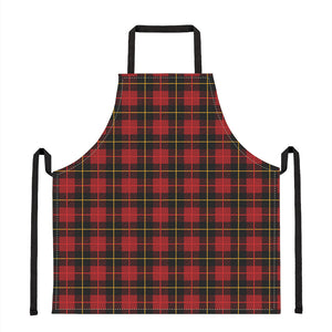 Clan Macqueen Tartan Pattern Print Apron