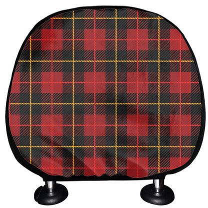 Clan Macqueen Tartan Pattern Print Car Headrest Covers