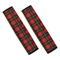 Clan Macqueen Tartan Pattern Print Car Seat Belt Covers