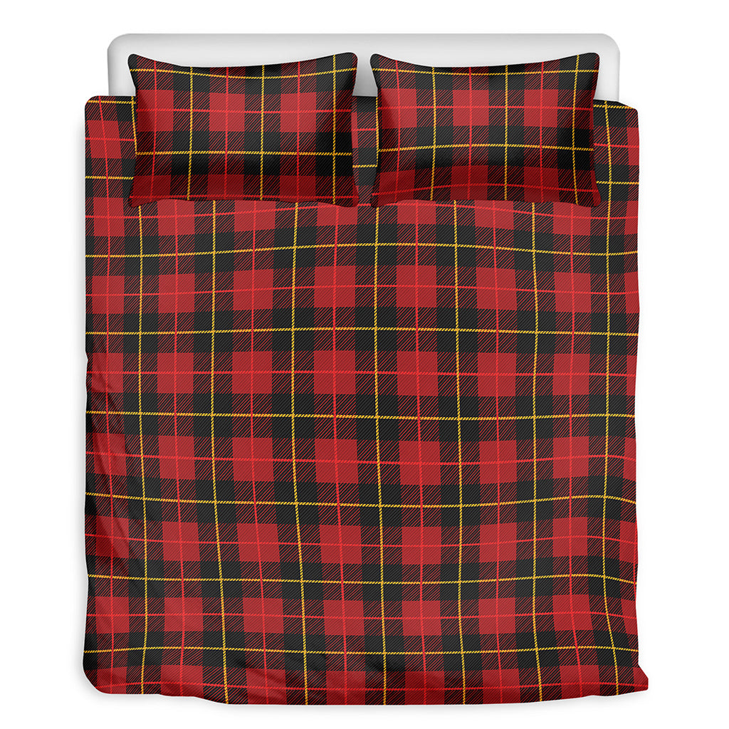 Clan Macqueen Tartan Pattern Print Duvet Cover Bedding Set