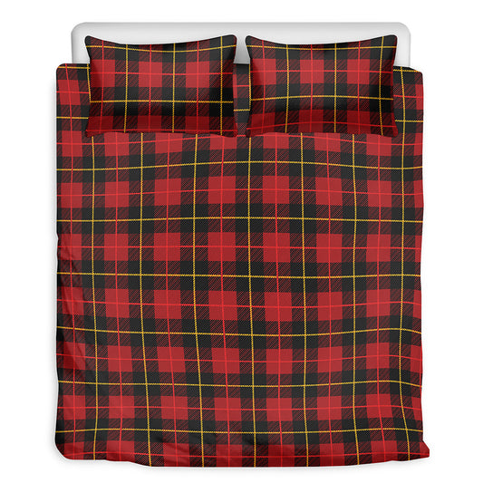 Clan Macqueen Tartan Pattern Print Duvet Cover Bedding Set