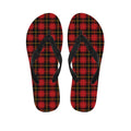Clan Macqueen Tartan Pattern Print Flip Flops