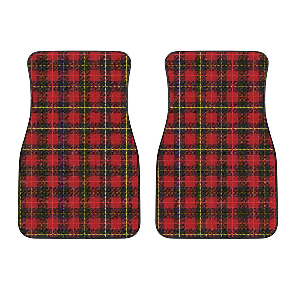 Clan Macqueen Tartan Pattern Print Front Car Floor Mats