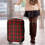 Clan Macqueen Tartan Pattern Print Luggage Cover