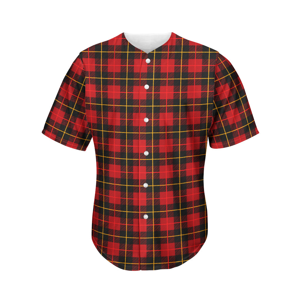 Clan Macqueen Tartan Pattern Print Men's Baseball Jersey