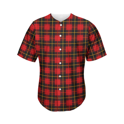 Clan Macqueen Tartan Pattern Print Men's Baseball Jersey