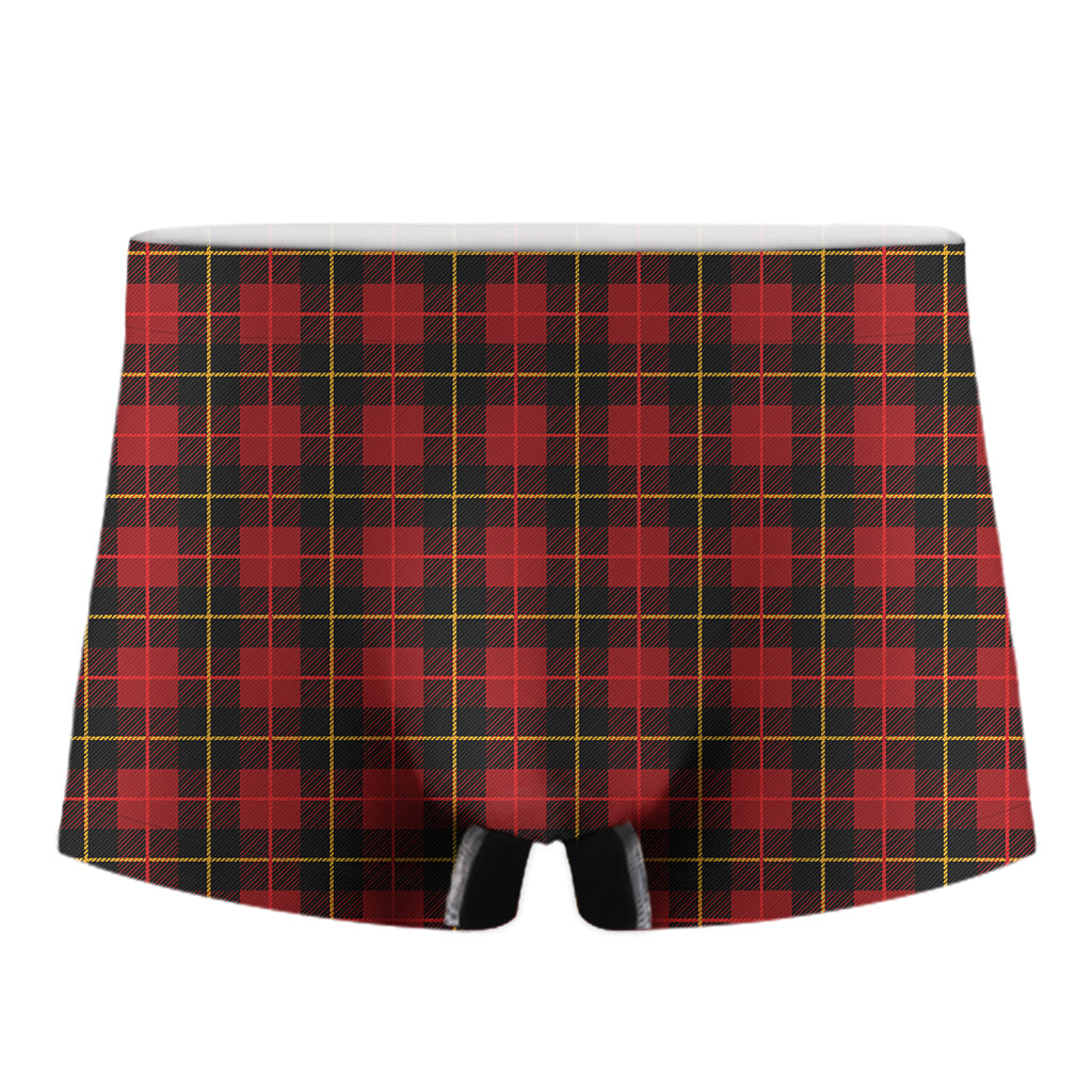 Clan Macqueen Tartan Pattern Print Men's Boxer Briefs