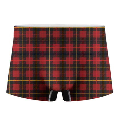 Clan Macqueen Tartan Pattern Print Men's Boxer Briefs