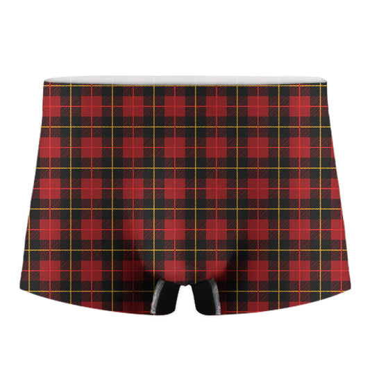 Clan Macqueen Tartan Pattern Print Men's Boxer Briefs