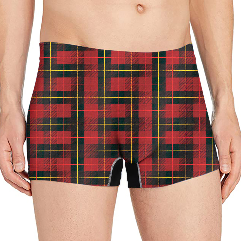 Clan Macqueen Tartan Pattern Print Men's Boxer Briefs