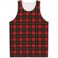 Clan Macqueen Tartan Pattern Print Men's Tank Top