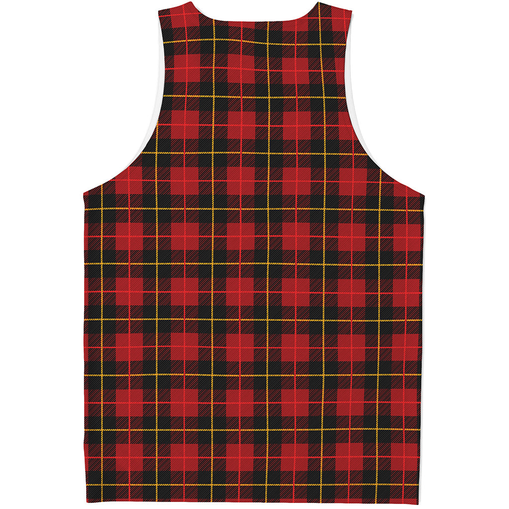 Clan Macqueen Tartan Pattern Print Men's Tank Top