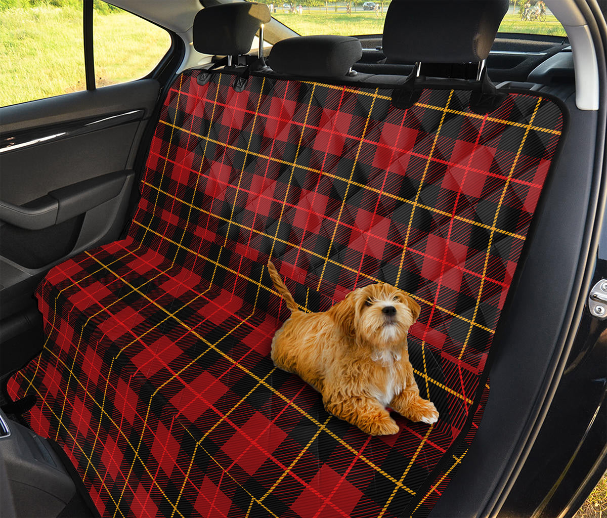 Clan Macqueen Tartan Pattern Print Pet Car Back Seat Cover