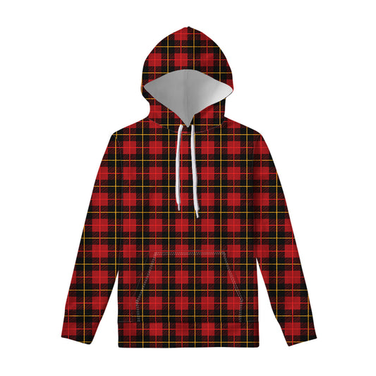 Clan Macqueen Tartan Pattern Print Pullover Hoodie