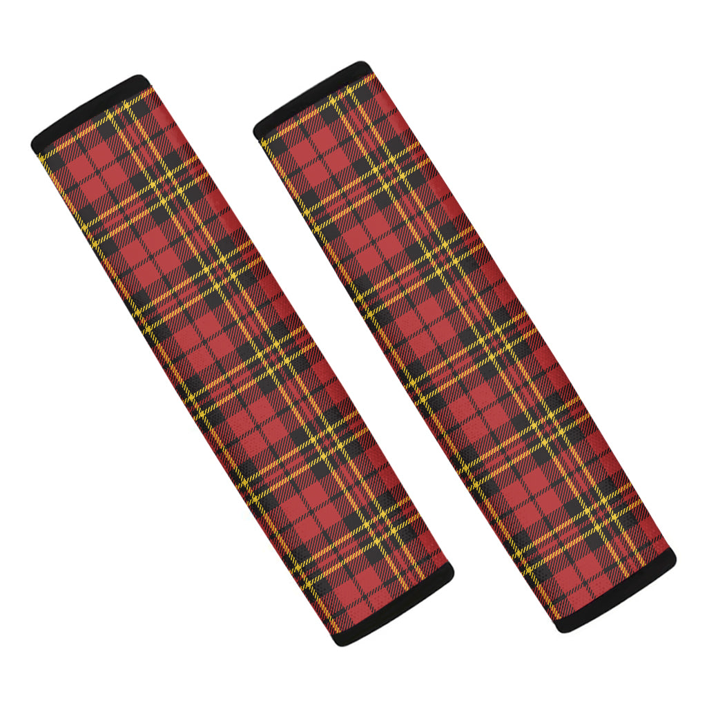 Clan Wallace Scottish Tartan Print Car Seat Belt Covers
