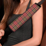 Clan Wallace Scottish Tartan Print Car Seat Belt Covers