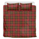 Clan Wallace Scottish Tartan Print Duvet Cover Bedding Set