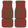 Clan Wallace Scottish Tartan Print Front and Back Car Floor Mats