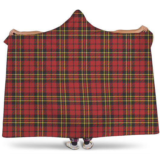 Clan Wallace Scottish Tartan Print Hooded Blanket