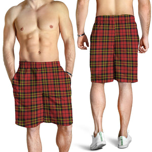 Clan Wallace Scottish Tartan Print Men's Shorts