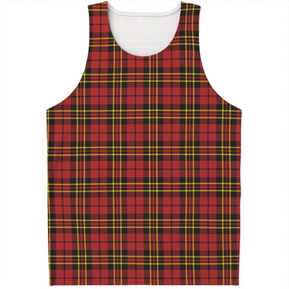 Clan Wallace Scottish Tartan Print Men's Tank Top