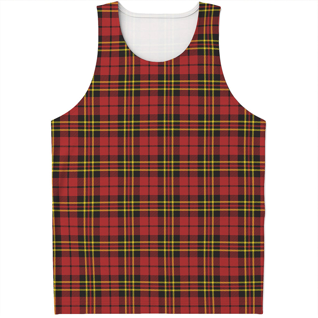 Clan Wallace Scottish Tartan Print Men's Tank Top