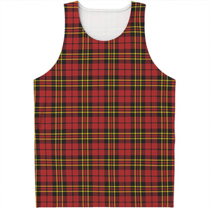 Clan Wallace Scottish Tartan Print Men's Tank Top