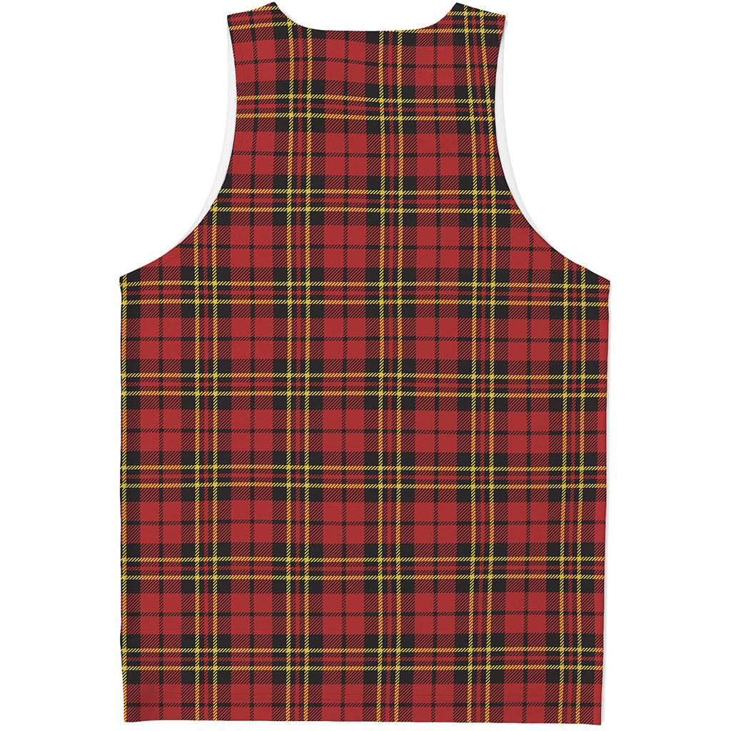 Clan Wallace Scottish Tartan Print Men's Tank Top