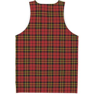 Clan Wallace Scottish Tartan Print Men's Tank Top