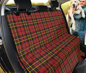 Clan Wallace Scottish Tartan Print Pet Car Back Seat Cover