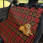 Clan Wallace Scottish Tartan Print Pet Car Back Seat Cover