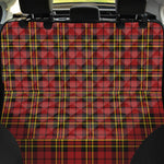 Clan Wallace Scottish Tartan Print Pet Car Back Seat Cover