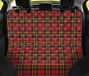 Clan Wallace Scottish Tartan Print Pet Car Back Seat Cover