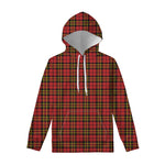 Clan Wallace Scottish Tartan Print Pullover Hoodie