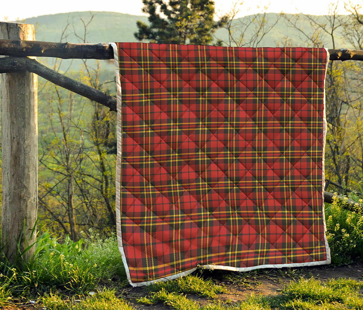 Clan Wallace Scottish Tartan Print Quilt
