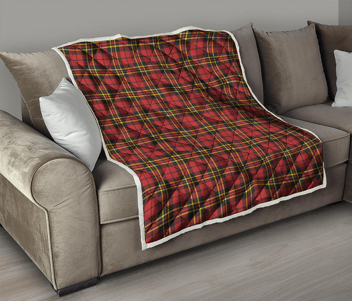 Clan Wallace Scottish Tartan Print Quilt