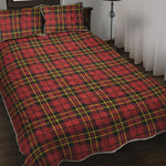 Clan Wallace Scottish Tartan Print Quilt Bed Set