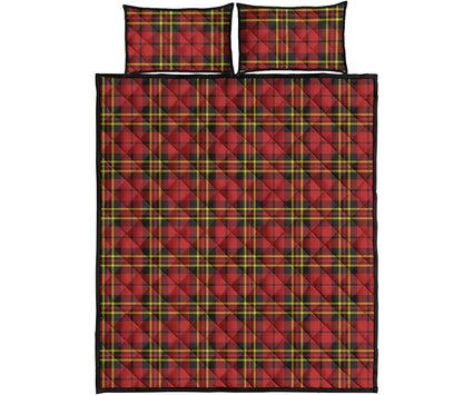 Clan Wallace Scottish Tartan Print Quilt Bed Set