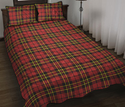 Clan Wallace Scottish Tartan Print Quilt Bed Set