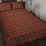 Clan Wallace Scottish Tartan Print Quilt Bed Set