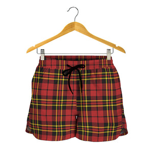 Clan Wallace Scottish Tartan Print Women's Shorts