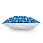 Classic Blue Argyle Pattern Print Pillow Cover